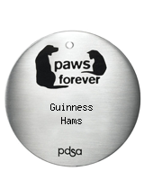 PDSA Tag for Guinness Hams
