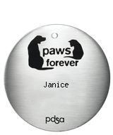 PDSA Tag for Janice 