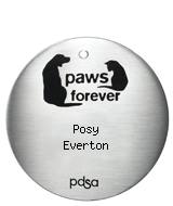 PDSA Tag for Posy Everton