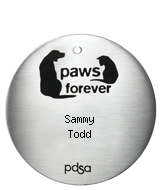 PDSA Tag for Sammy Todd