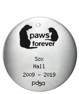 PDSA Tag for Sox Hall