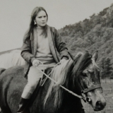 Mum loved all animals, but horses held a special place in her heart.